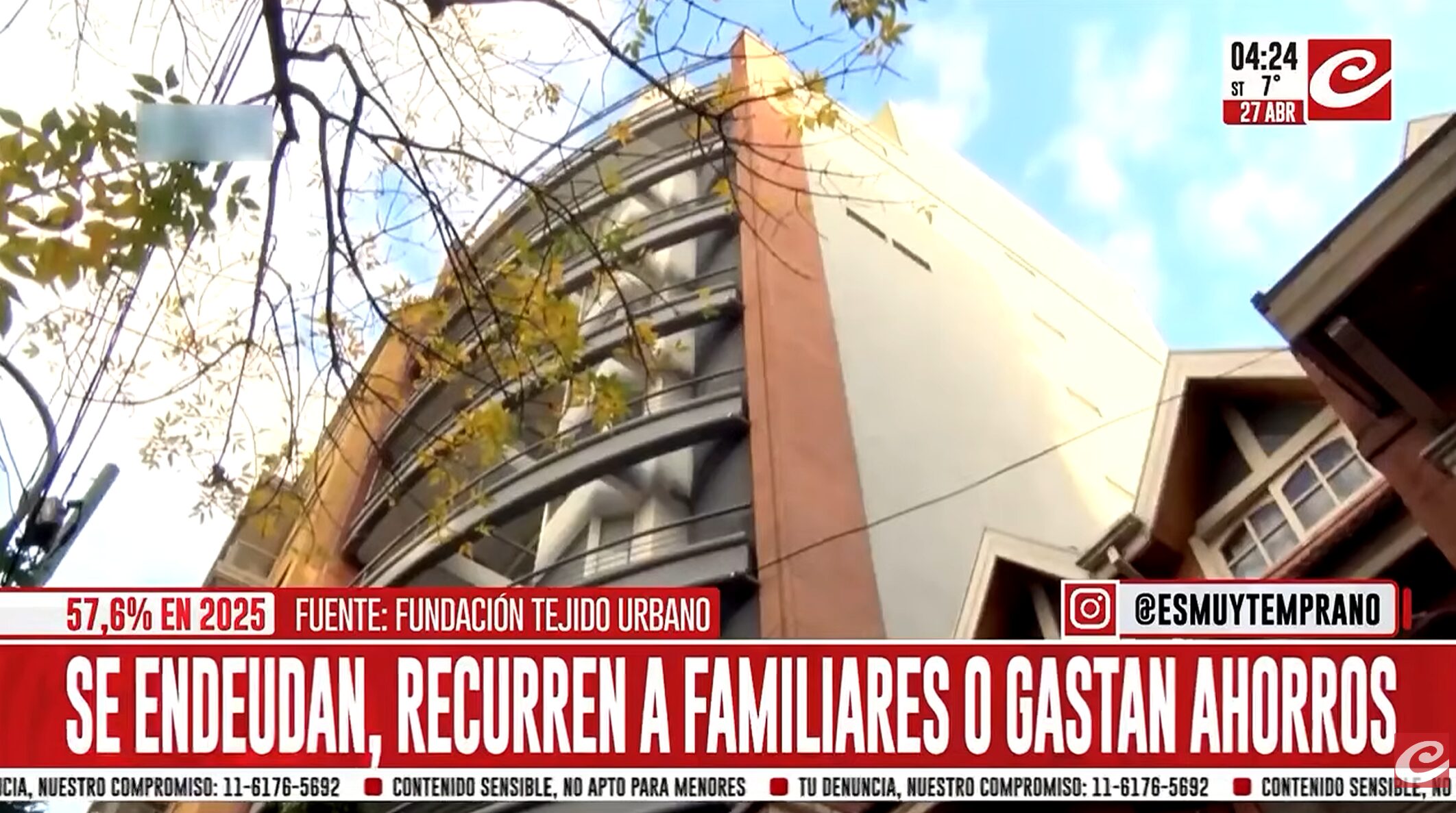 Seis de cada diez inquilinos deben endeudarse para pagar el alquiler. Tejido en Crónica